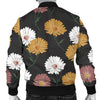 Daisy Pattern Print Design DS04 Men Bomber Jacket