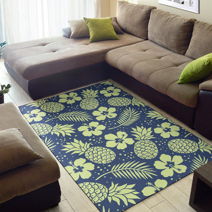 Pineapple Pattern Print Design PP07 Area Rugs