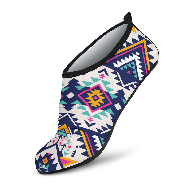 Tribal Aztec native american Aqua Water Shoes