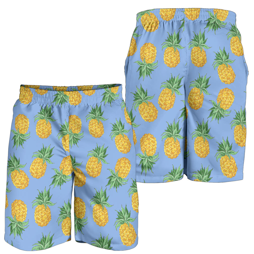 Pineapple Pattern Print Design A04 Mens Shorts