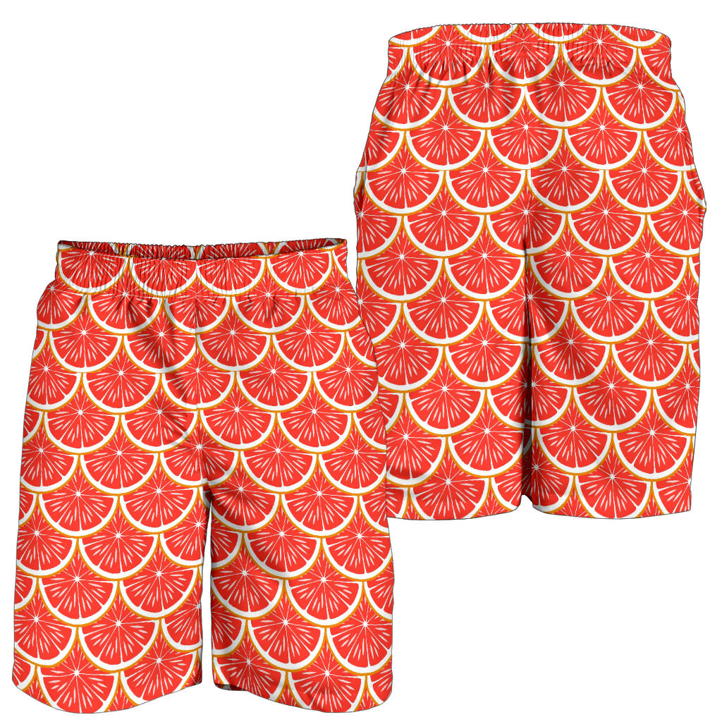 Grapefruit Pattern Print Design GF07 Mens Shorts