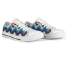 Tribal Aztec White Bottom Low Top Shoes