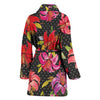 Lily Pattern Print Design LY012 Women Bathrobe