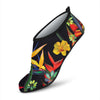 Bird Of Paradise Pattern Print Design BOP016 Aqua Water Shoes