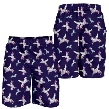 Pegasus Pattern Print Design 02 Mens Shorts