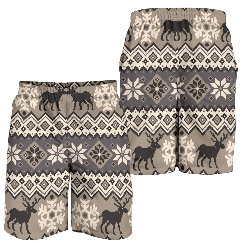 Nordic Pattern Print Design A01 Mens Shorts