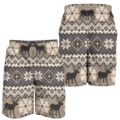 Nordic Pattern Print Design A01 Mens Shorts