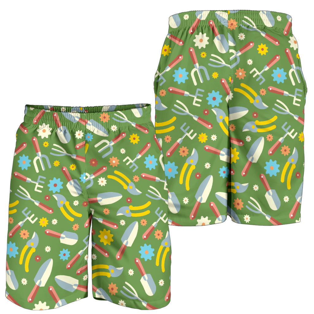 Gardening Pattern Print Design G06 Mens Shorts