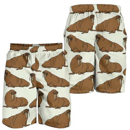 Walrus Pattern Print Design 03 Mens Shorts