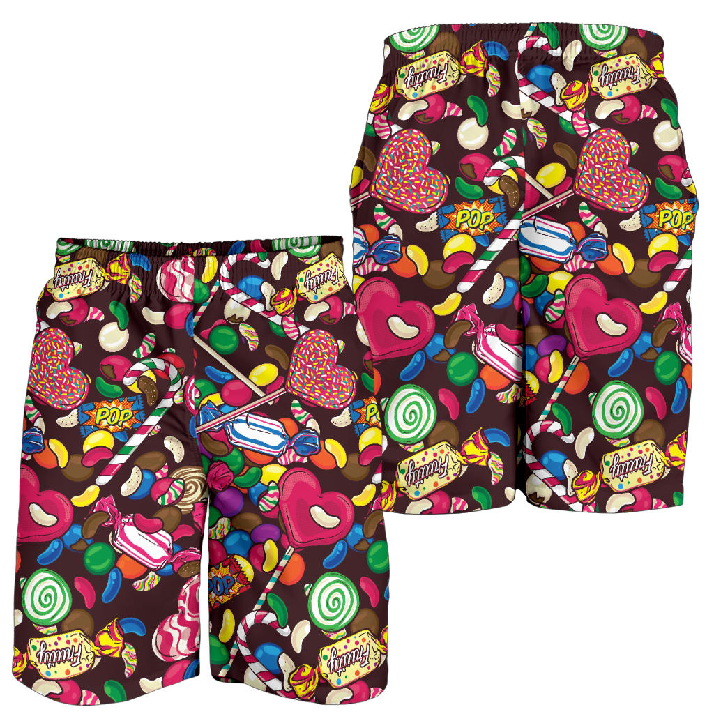 Candy Pattern Print Design CA02 Mens Shorts