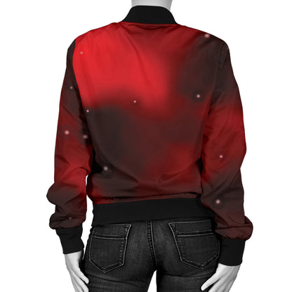 Nebula Pattern Print Design A03 Women's Bomber Jacket