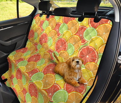 Grapefruit Pattern Print Design GF01 Rear Dog  Seat Cover