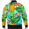 Pineapple Pattern Print Design PP010 Men Bomber Jacket