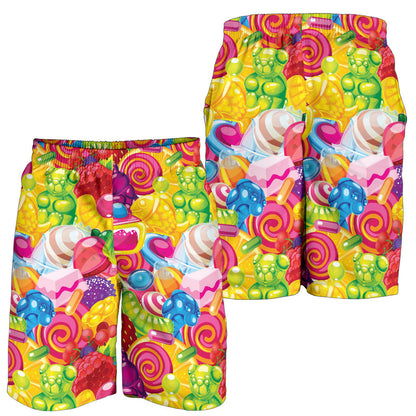 Candy Pattern Print Design CA01 Mens Shorts
