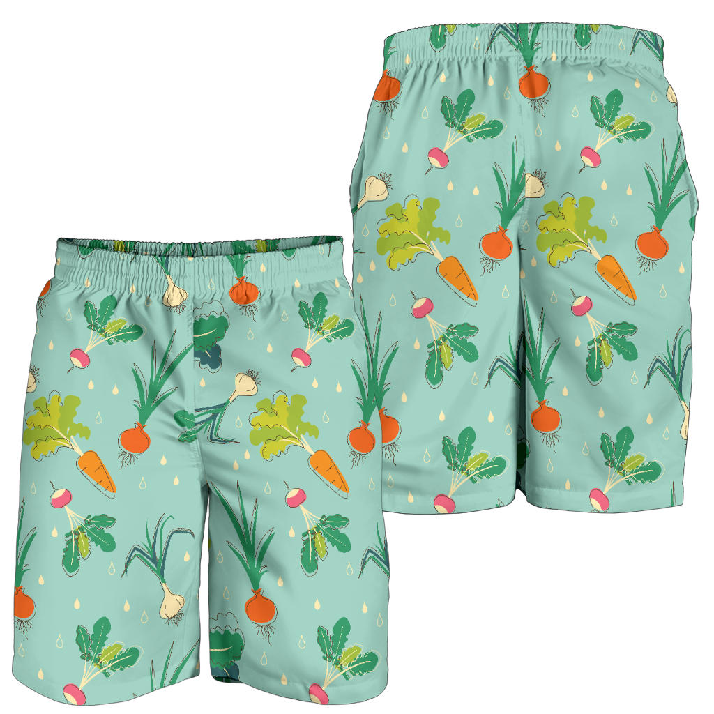 Radish Pattern Print Design A01 Mens Shorts