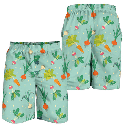 Radish Pattern Print Design A01 Mens Shorts