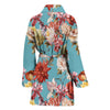 Summer Floral Pattern Print Design SF05 Women Bathrobe