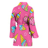 Ice Cream Pattern Print Design IC04 Women Bathrobe