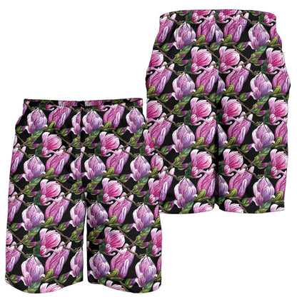 Magnolia Pattern Print Design MAG011 Mens Shorts