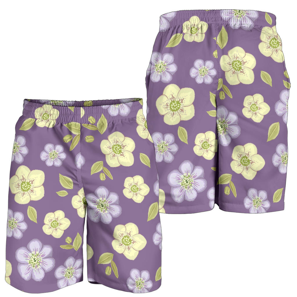Anemone Pattern Print Design AM013 Mens Shorts