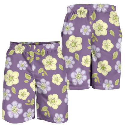 Anemone Pattern Print Design AM013 Mens Shorts