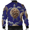 Sea Turtle Pattern Print Design T05 Men Bomber Jacket