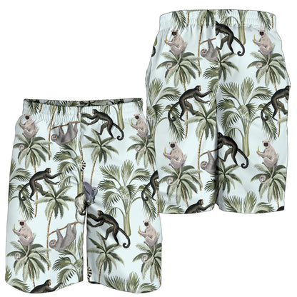Rainforest Pattern Print Design RF04 Mens Shorts