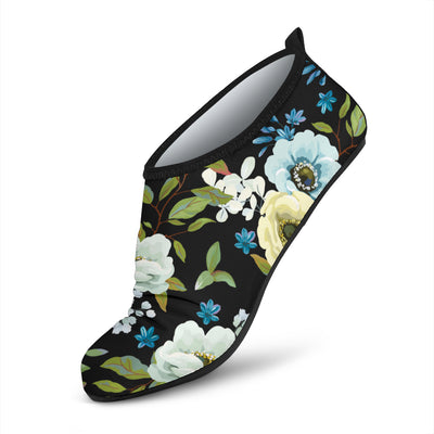 Anemone Pattern Print Design AM03 Aqua Water Shoes