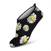 Daisy Pattern Print Design DS01 Aqua Water Shoes