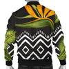 Bird Of Paradise Pattern Print Design BOP07 Men Bomber Jacket