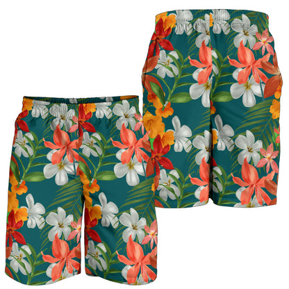 Amaryllis Pattern Print Design AL06 Mens Shorts