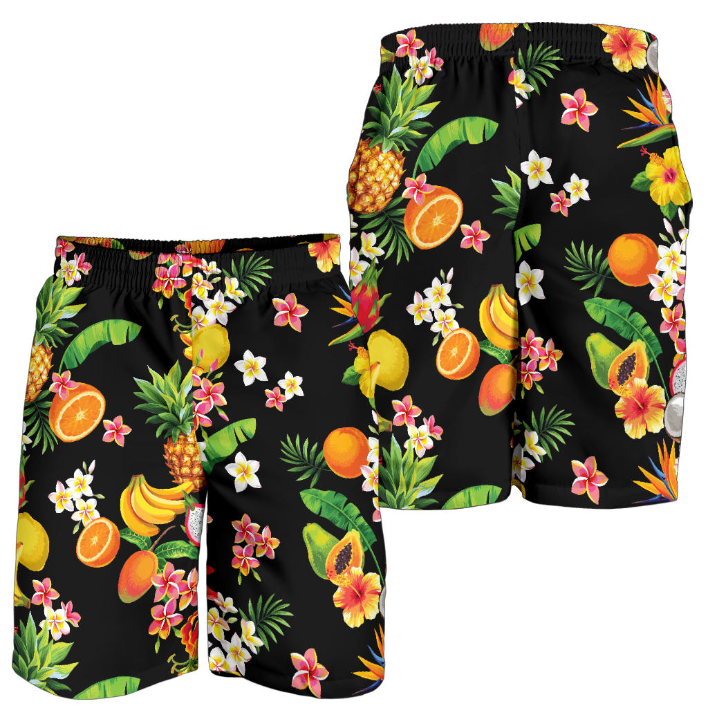Tropical Fruits Pattern Print Design TF02 Mens Shorts