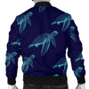 Sea Turtle Pattern Print Design T04 Men Bomber Jacket