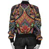 Bohemian Pattern Print Design 06 Women's Bomber Jacket