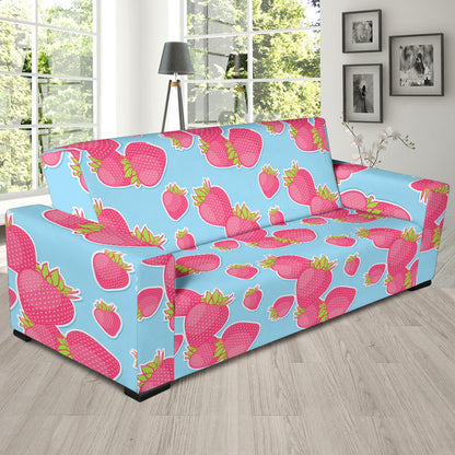 Strawberry Pattern Print Design SB04 Sofa Slipcover