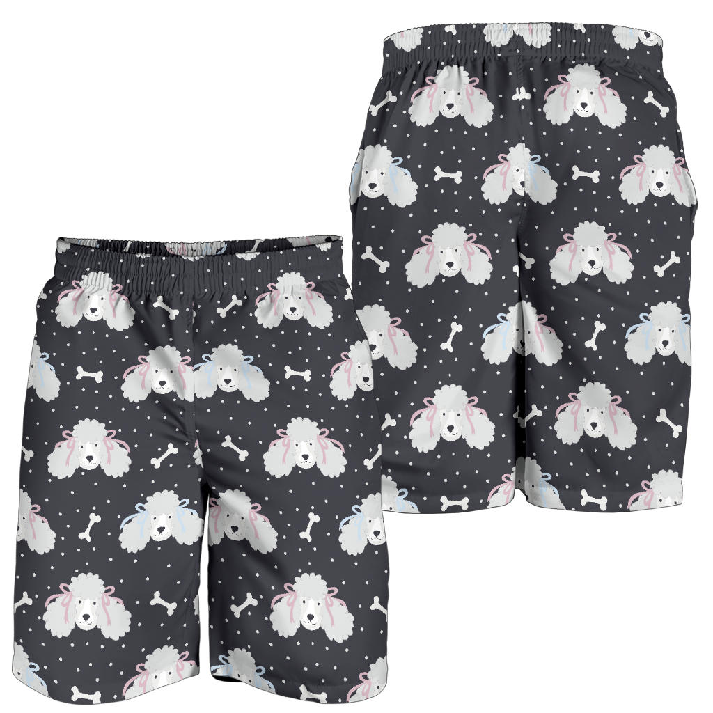 Poodle Pattern Print Design A03 Mens Shorts
