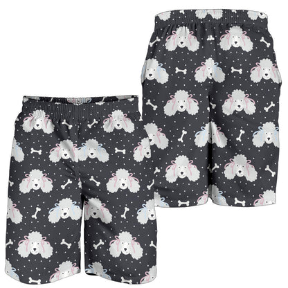 Poodle Pattern Print Design A03 Mens Shorts