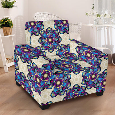 lotus Boho Pattern Print Design LO08 Armchair Slipcover