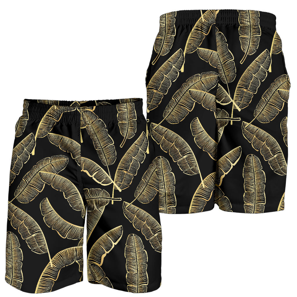 Banana Leaf Pattern Print Design BL07 Mens Shorts