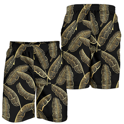 Banana Leaf Pattern Print Design BL07 Mens Shorts