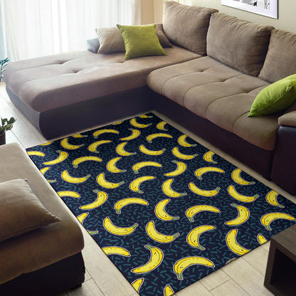 Banana Pattern Print Design BA09 Area Rugs