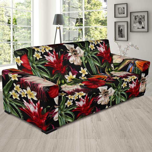Summer Floral Pattern Print Design SF03 Sofa Slipcover