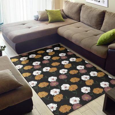 Daisy Pattern Print Design DS04 Area Rugs