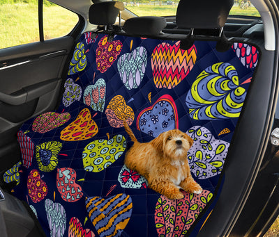 Apple Pattern Print Design AP05 Rear Dog  Seat Cover