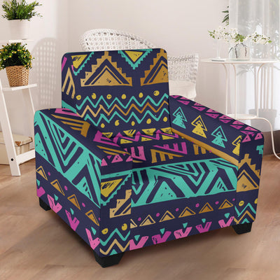 Multicolor Tribal aztec Armchair Slipcover