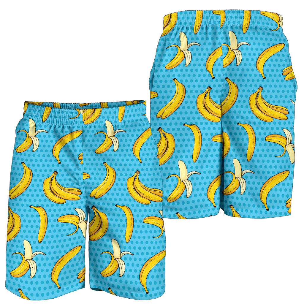 Banana Pattern Print Design BA08 Mens Shorts
