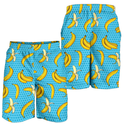 Banana Pattern Print Design BA08 Mens Shorts