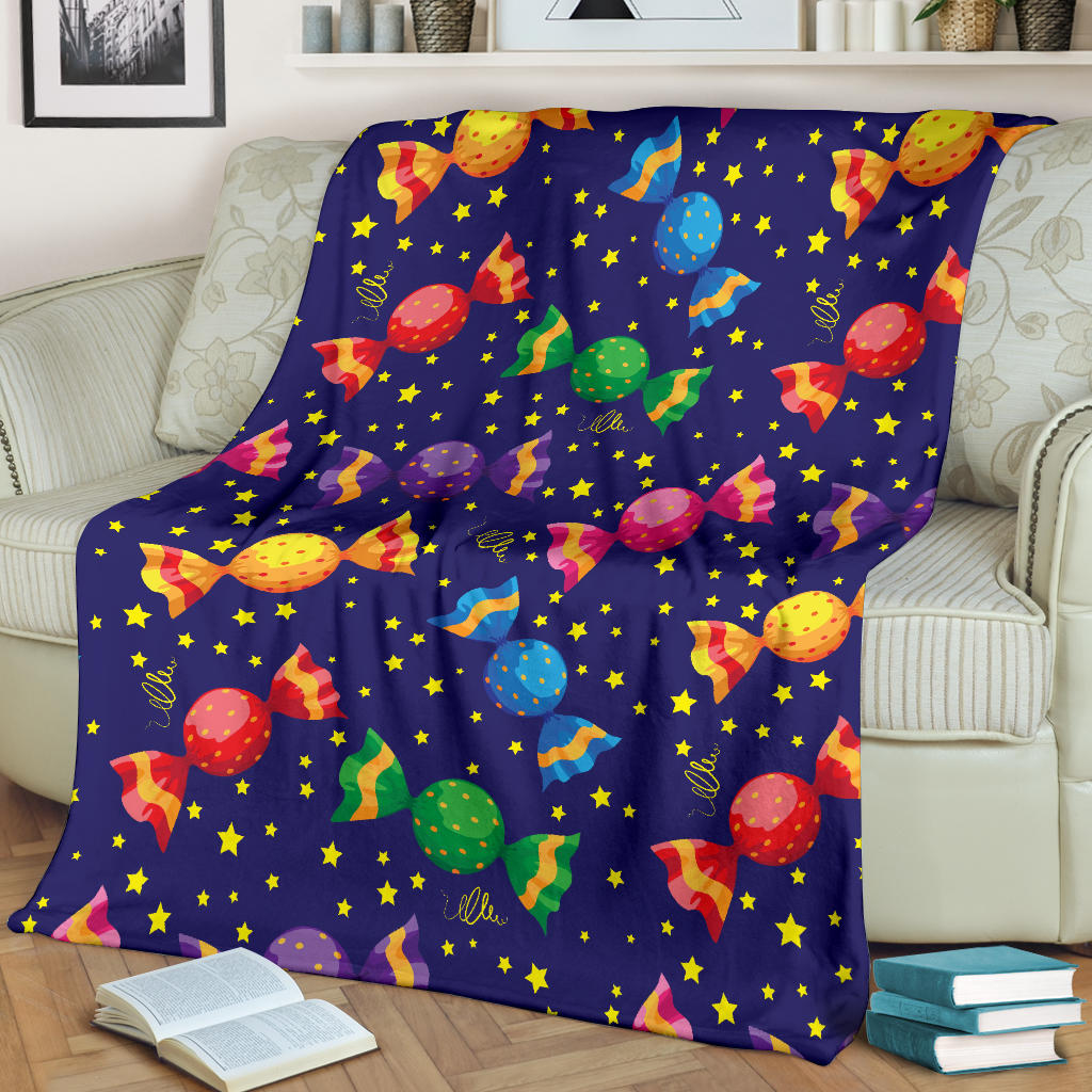 Candy Pattern Print Design CA06 Fleece Blanket