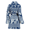 Hawaiian Themed Pattern Print Design H020 Women Bathrobe