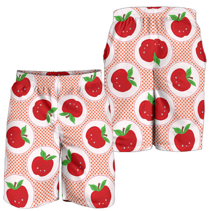 Apple Pattern Print Design AP08 Mens Shorts